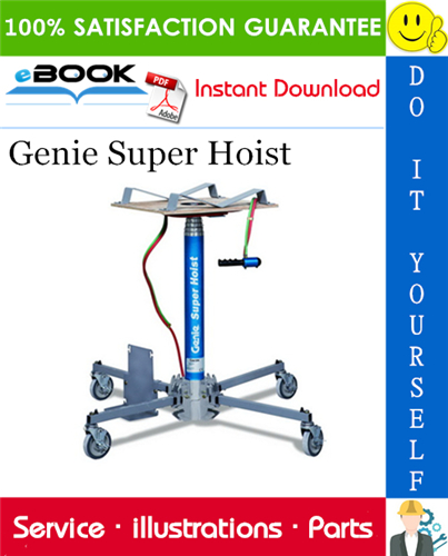 Genie Super Hoist Parts Manual