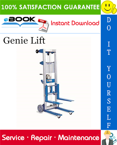 Genie Lift Service Repair Manual (Serial Number Range: from 1395-103 to 1301-23434 and from GL02-23435)