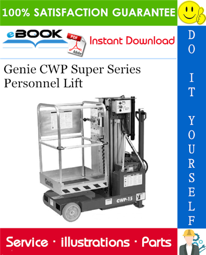 Genie CWP Super Series Personnel Lift Parts Manual
