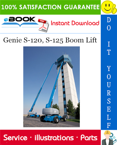 Genie S-120, S-125 Boom Lift Parts Manual (Serial Number Range: from SN 101)