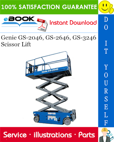 Genie GS-2046, GS-2646, GS-3246 Scissor Lift Parts Manual (Serial Number Range: to SN 59999)