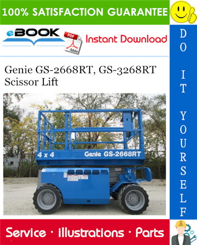 Genie GS-2668RT, GS-3268RT Scissor Lift Parts Manual (Serial Number Range: to SN 41199)