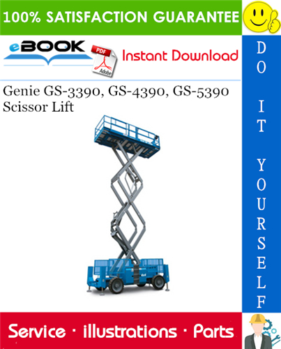 Genie GS-3390, GS-4390, GS-5390 Scissor Lift Parts Manual (Serial Number Range: From SN 40001 to 42685)