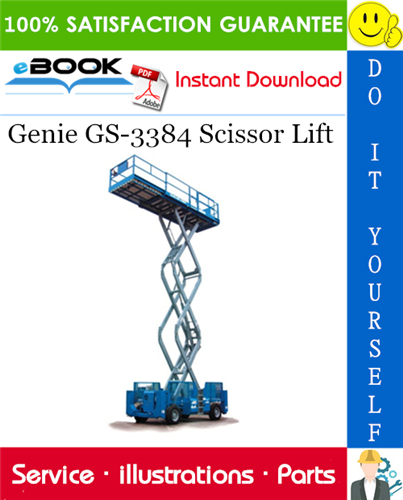 Genie GS-3384 Scissor Lift Parts Manual (Serial Number Range: from SN 40001 to 40832)
