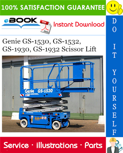 Genie GS-1530, GS-1532, GS-1930, GS-1932 Scissor Lift Parts Manual