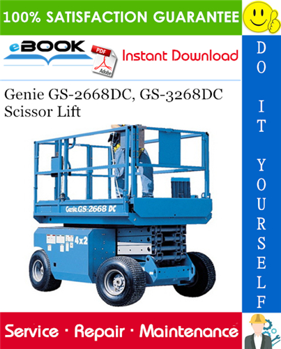 Genie GS-2668DC, GS-3268DC Scissor Lift Service Repair Manual
