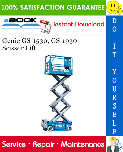 Genie GS-1530, GS-1930 Scissor Lift