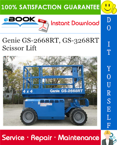 Genie GS-2668RT, GS-3268RT Scissor Lift Service Repair Manual