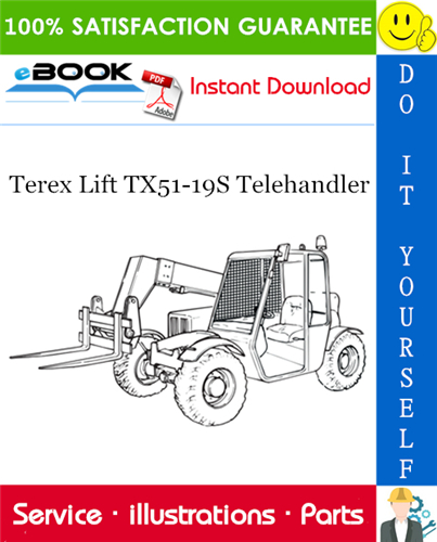 Terex Lift TX51-19S Telehandler Parts Manual