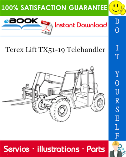 Terex Lift TX51-19 Telehandler Parts Manual