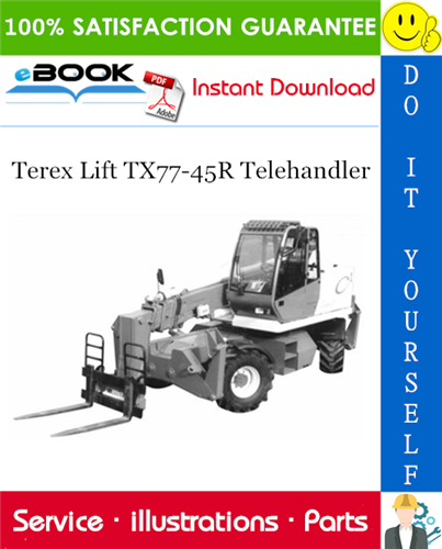 Terex Lift TX77-45R Telehandler Parts Manual