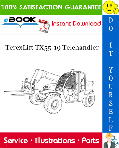 TerexLift TX55-19 Telehandler Parts Manual