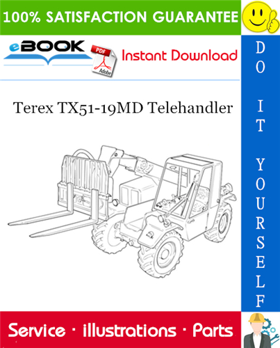 Terex TX51-19MD Telehandler Parts Manual (From serial No. 657769)