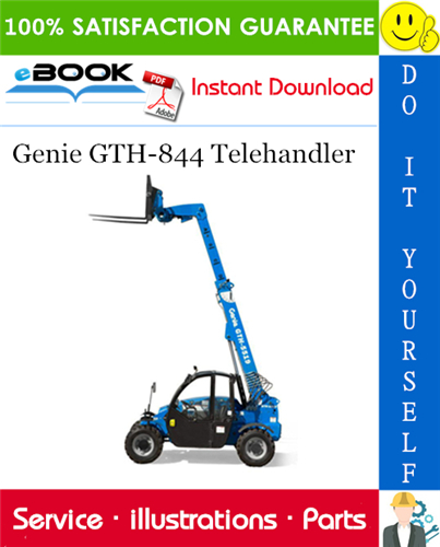 Genie GTH-844 Telehandler Parts Manual (Serial Number Range: from SN GTH0813-16606)