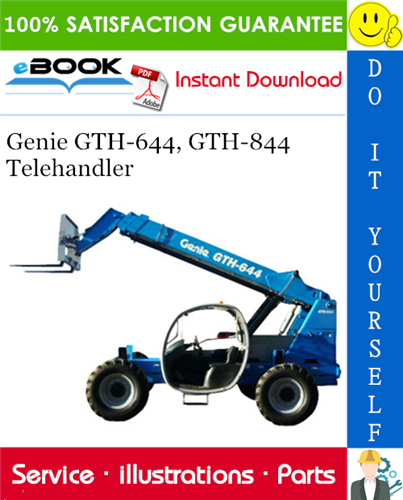 Genie GTH-644, GTH-844 Telehandler Parts Manual