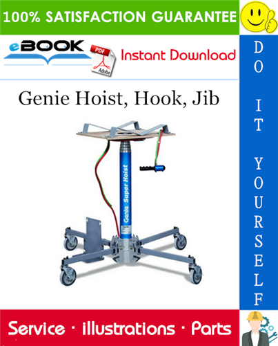 Genie Hoist, Hook, Jib Parts Manual