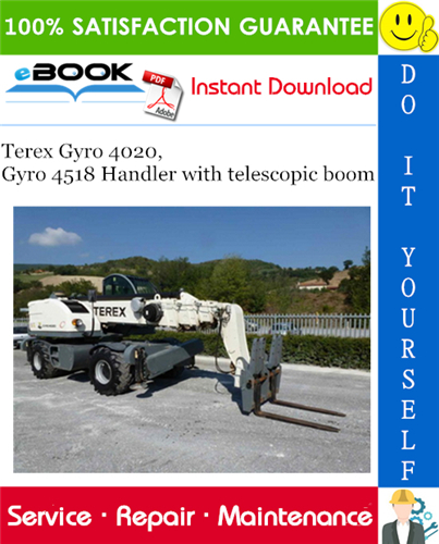 Terex Gyro 4020, Gyro 4518 Handler with telescopic boom Service Repair Manual