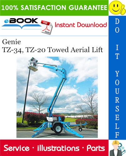 Genie TZ-34, TZ-20 Towed Aerial Lift Parts Manual