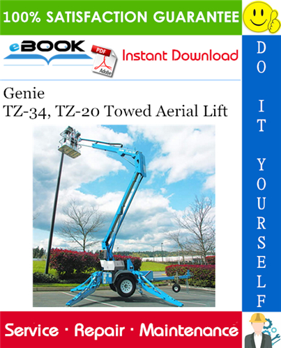Genie TZ-34, TZ-20 Towed Aerial Lift Service Repair Manual