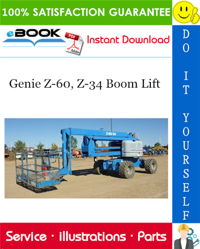 Genie Z-60, Z-34 Boom Lift Parts Manual (Serial Number Range: from SN 1090 to 4000 )