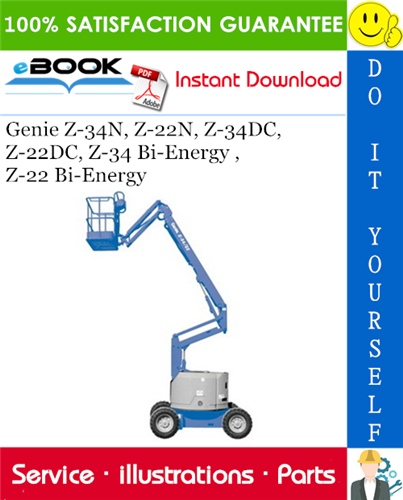 Genie Z-34N, Z-22N, Z-34DC, Z-22DC, Z-34 Bi-Energy ,Z-22 Bi-Energy Parts Manual