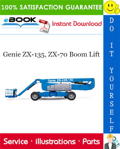 Genie ZX-135, ZX-70 Boom Lift Parts Manual (Serial Number Range: from SN 2001)