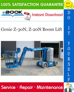 Genie Z-30N, Z-20N Boom Lift Service Repair Manual