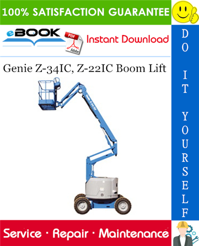Genie Z-34IC, Z-22IC Boom Lift Service Repair Manual