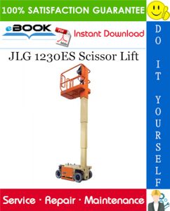 JLG 1230ES Scissor Lift Service Repair Manual (P/N - 3121222)