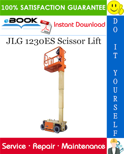 JLG 1230ES Scissor Lift Service Repair Manual (P/N - 3121222)