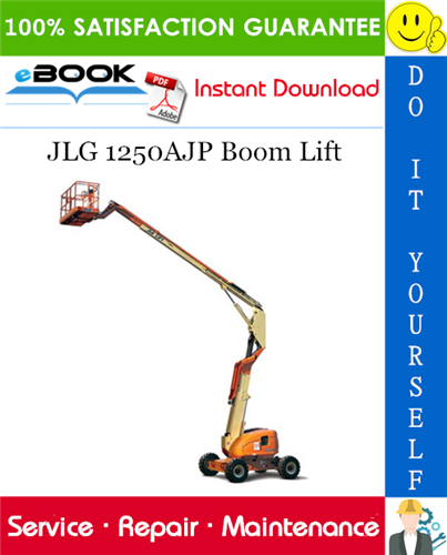 JLG 1250AJP Boom Lift Service Repair Manual (P/N - 3121171)