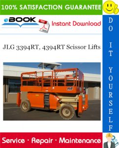 JLG 3394RT, 4394RT Scissor Lifts Service Repair Manual (P/N - 3121133)
