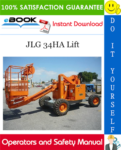 JLG 34HA Lift Operators and Safety Manual