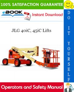 JLG 40iC, 45iC Lifts Operators and Safety Manual