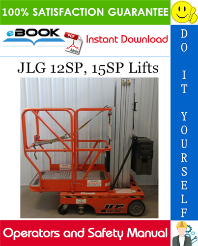 JLG 12SP, 15SP Lifts Operators and Safety Manual