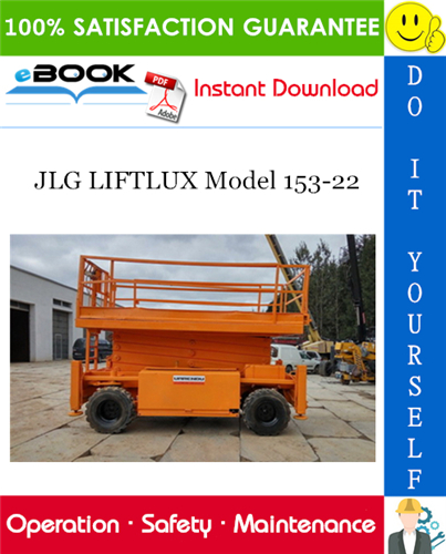 JLG LIFTLUX Model 153-22 Operation, Safety, and Maintenance Manual (P/N - 3121327)