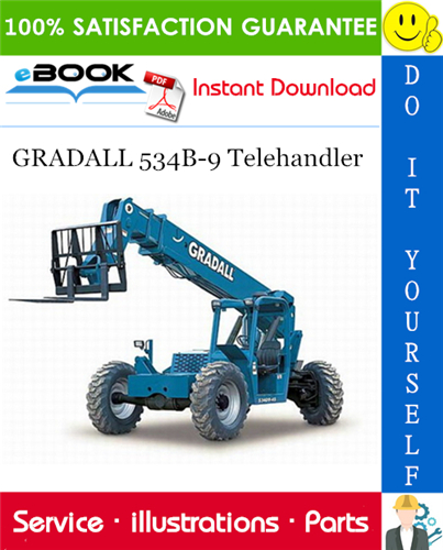 GRADALL 534B-9 Telehandler Illustrated Parts Manual (P/N - 9103-4312)