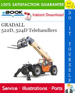 GRADALL 522D, 524D Telehandlers Illustrated Parts Manual (P/N - 9138-4001)