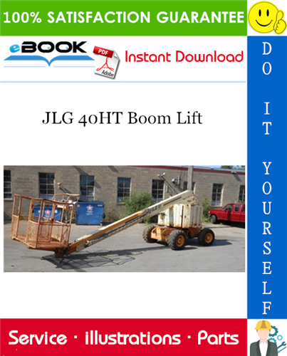 JLG 40HT Boom Lift Illustrated Parts Manual (P/N - 3120244)