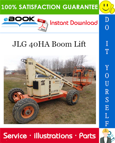 JLG 40HA Boom Lift Illustrated Parts Manual (P/N 3120673)