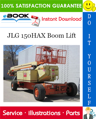 JLG 150HAX Boom Lift Illustrated Parts Manual (P/N 3120680)