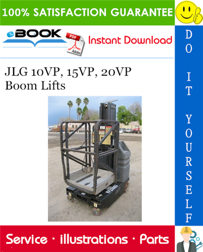 JLG 10VP, 15VP, 20VP Boom Lifts Illustrated Parts Manual (P/N 3120729)