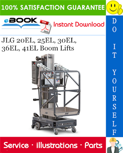 JLG 20EL, 25EL, 30EL, 36EL, 41EL Boom Lifts Illustrated Parts Manual (P/N - 3120783)