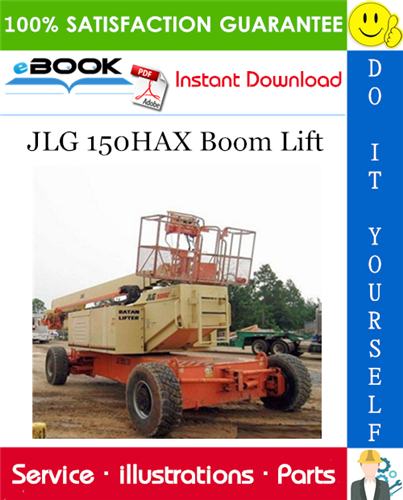 JLG 150HAX Boom Lift Illustrated Parts Manual (P/N 3120812)