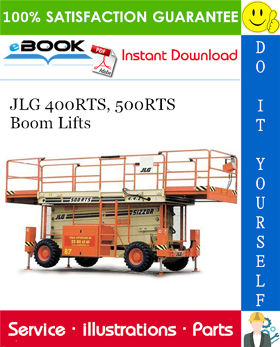 JLG 400RTS, 500RTS Boom Lifts Illustrated Parts Manual (P/N 3120830)