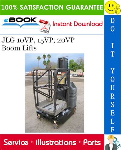 JLG 10VP, 15VP, 20VP Boom Lifts Illustrated Parts Manual (P/N - 3120850)