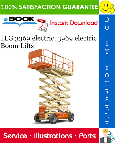 JLG 3369 electric, 3969 electric Boom Lifts Illustrated Parts Manual (P/N 3120882)