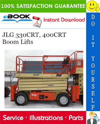 JLG 330CRT, 400CRT Boom Lifts Illustrated Parts Manual (P/N 3121112)