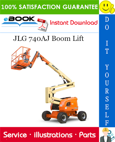 JLG 740AJ Boom Lift Illustrated Parts Manual (P/N 3121146)