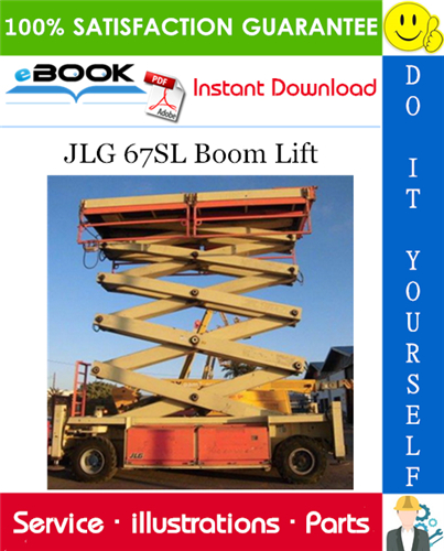 JLG 67SL Boom Lift Illustrated Parts Manual (P/N 3121323)